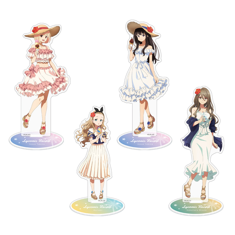 描き下ろしアクリルフィギュア 4種（価格：各1,650円）