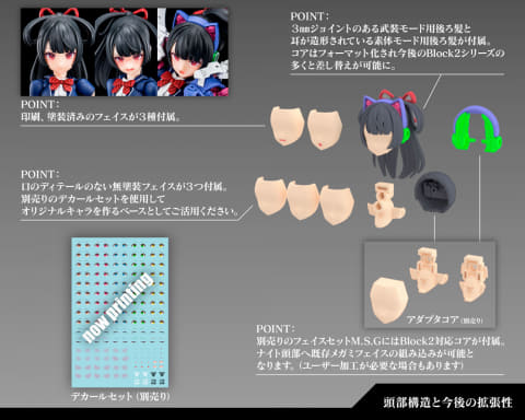 メガミデバイス タンク パラディン2体セット 多彩な表情を楽しめるように！『メガミデバイス M.S.G』BUSTER