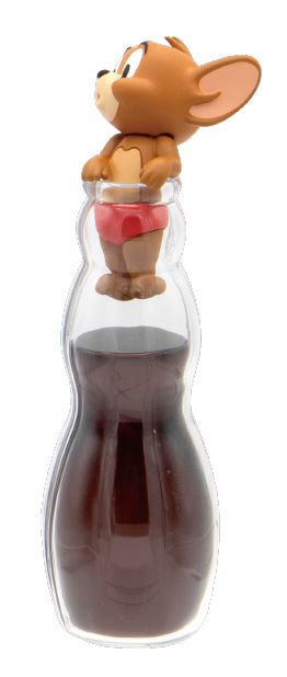 「瓶にハマったジェリー」