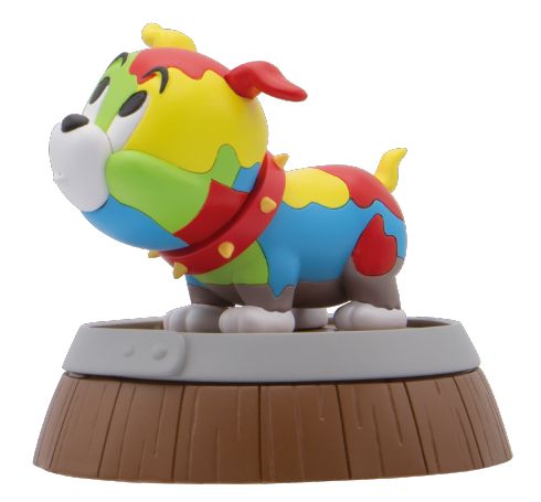 「カラフルに塗られたタイク」