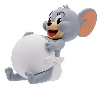 「まんぷくになったタフィー」