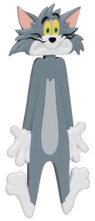 「ぺちゃんこにされたトム」