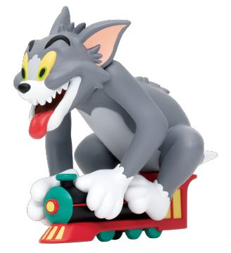 「汽車に乗るトム」