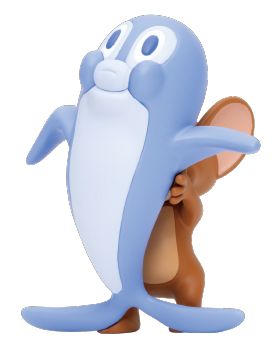 トムとジェリー　くじ　リバイバルフィギュア　魚あり 新品 happyくじ トムとジェリーFUNNY ART!3 B賞 リバイバル