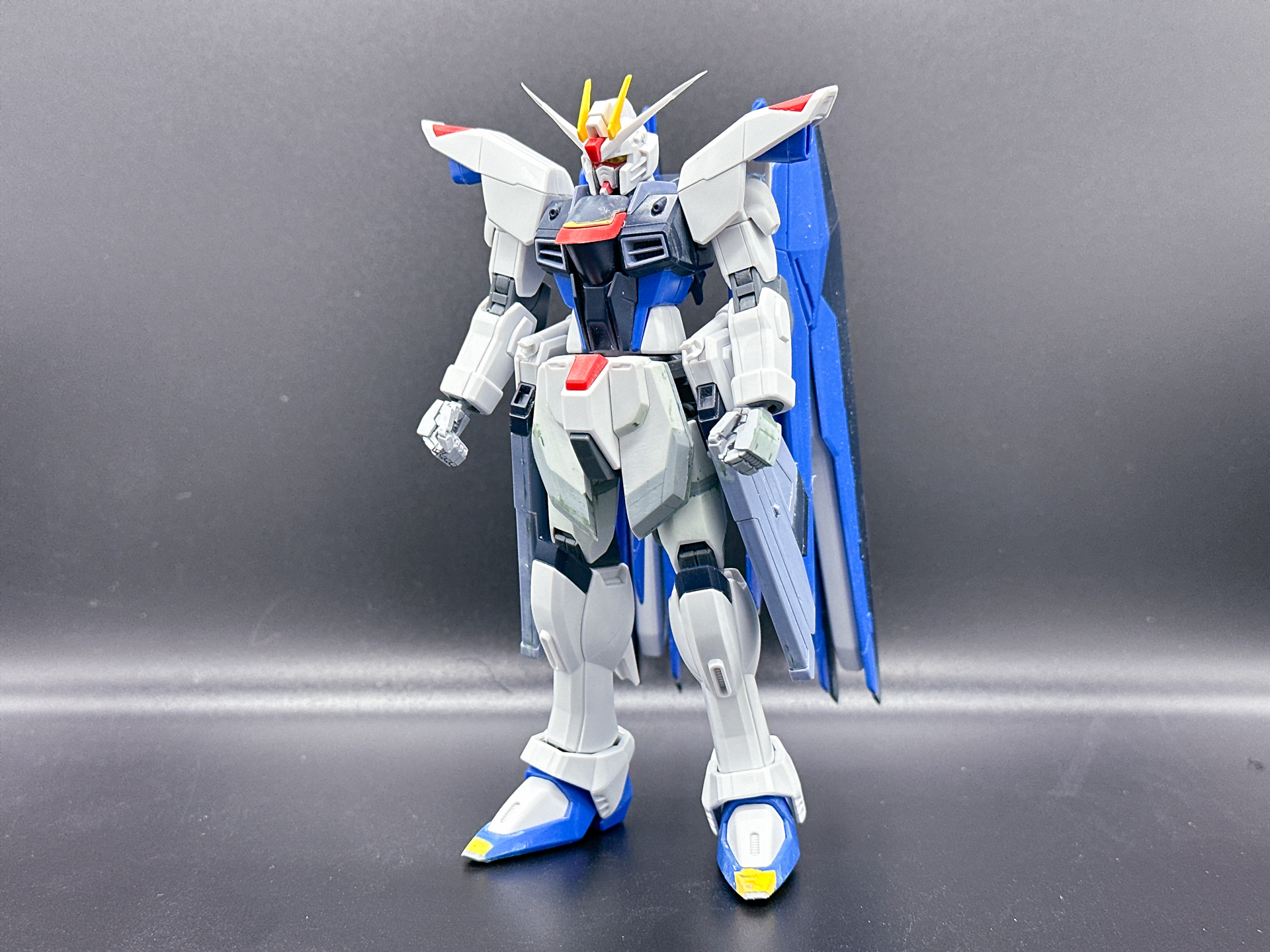 改造が完了したフリーダムガンダム。好みのプロポーションに仕上がりました。