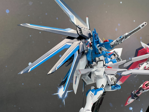 L ROBOT魂　ライジングフリーダム、イモータルジャスティスセット 機動戦士ガンダムSEED FREEDOM」ライジングフリーダムガンダムと