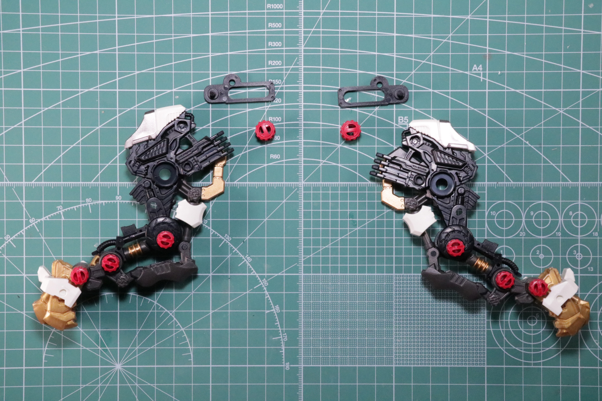 前脚の取り付け