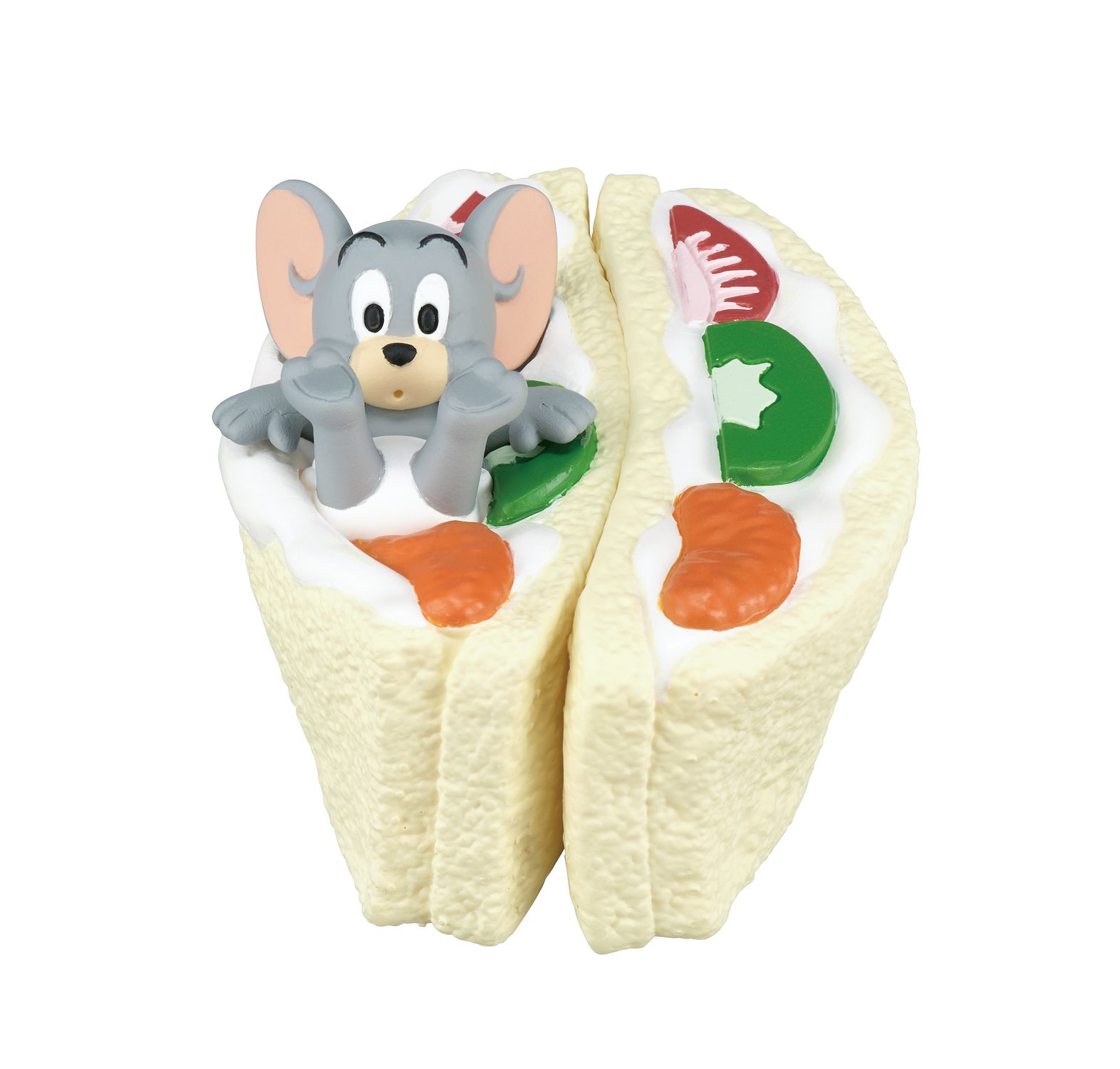 フルーツサンドにはさまれたタフィー