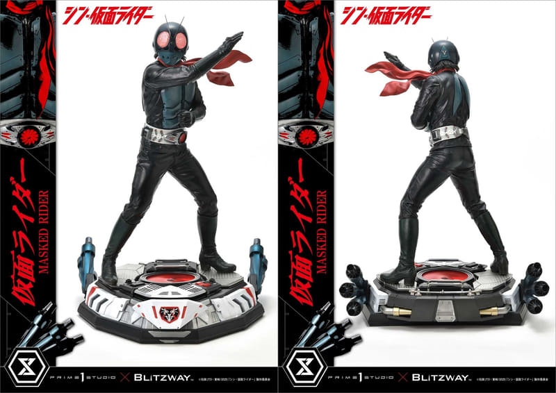 サイクロン号とベルトをモチーフにした特製ベースとともに精巧な造形を堪能できる