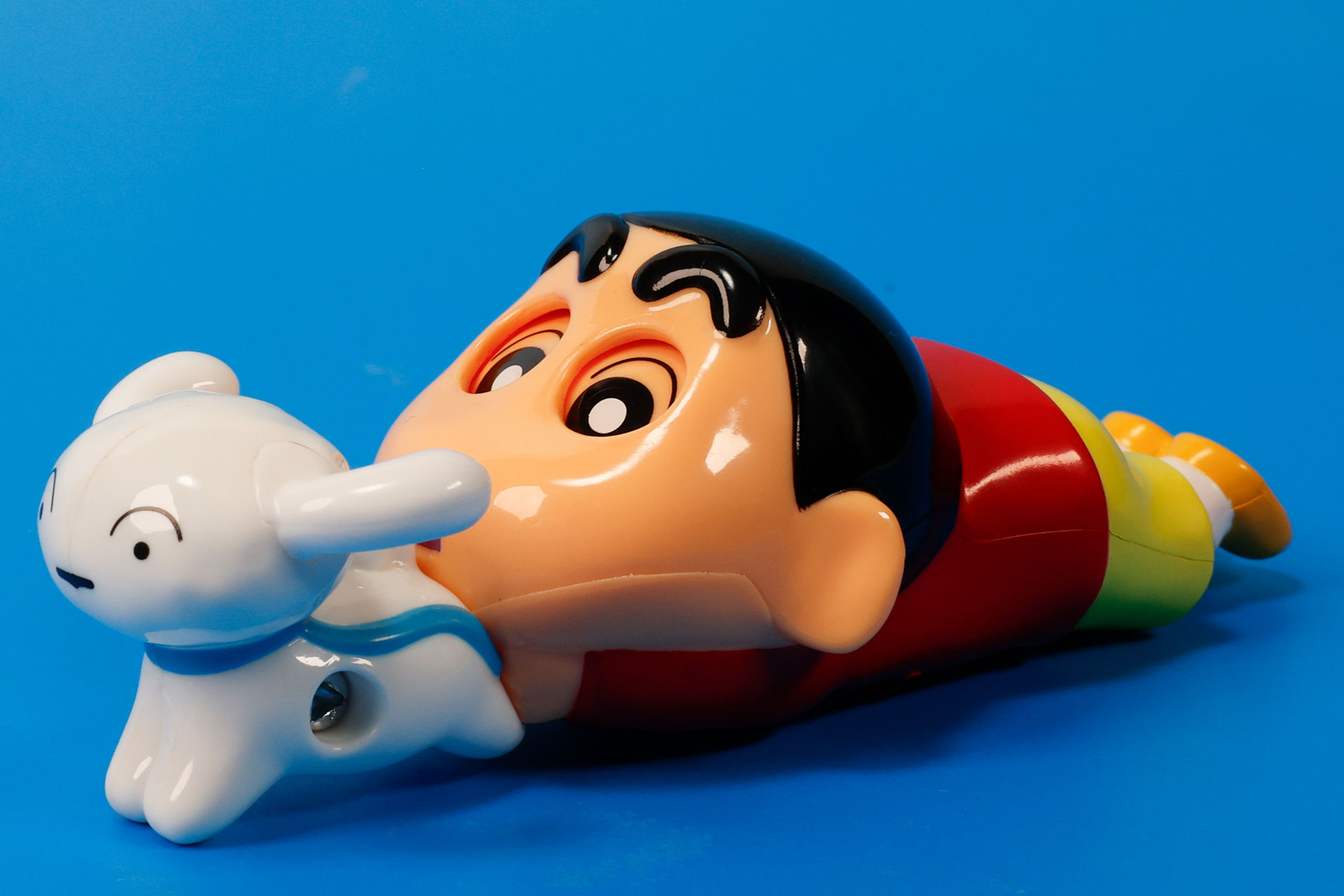 シロとしんちゃんの組みあわせがかわいい！