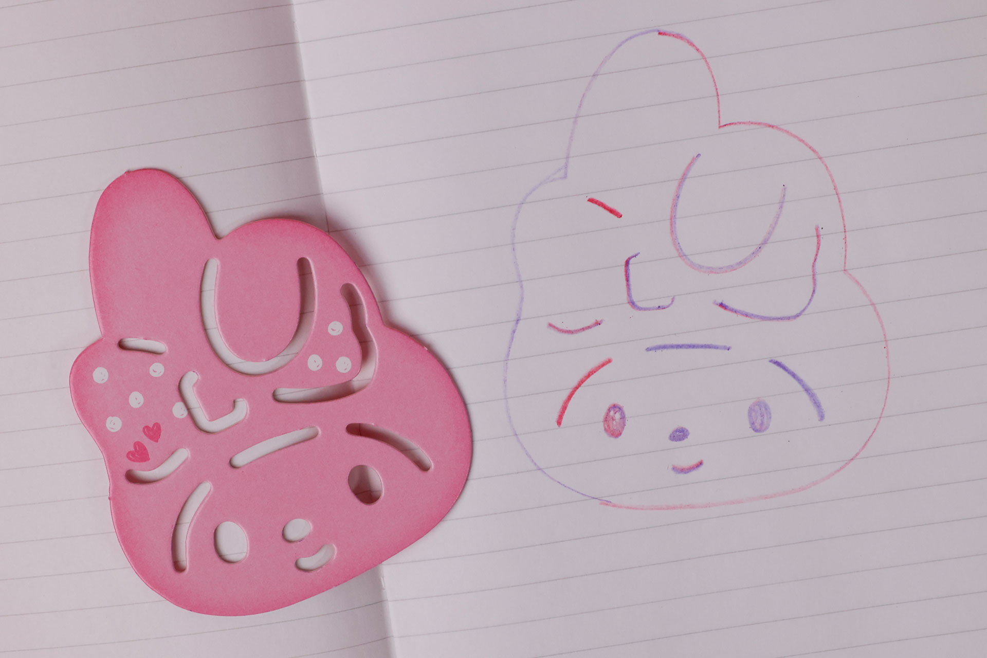 色鉛筆はいろいろな色に変化するので、カラフルなイラストが描ける