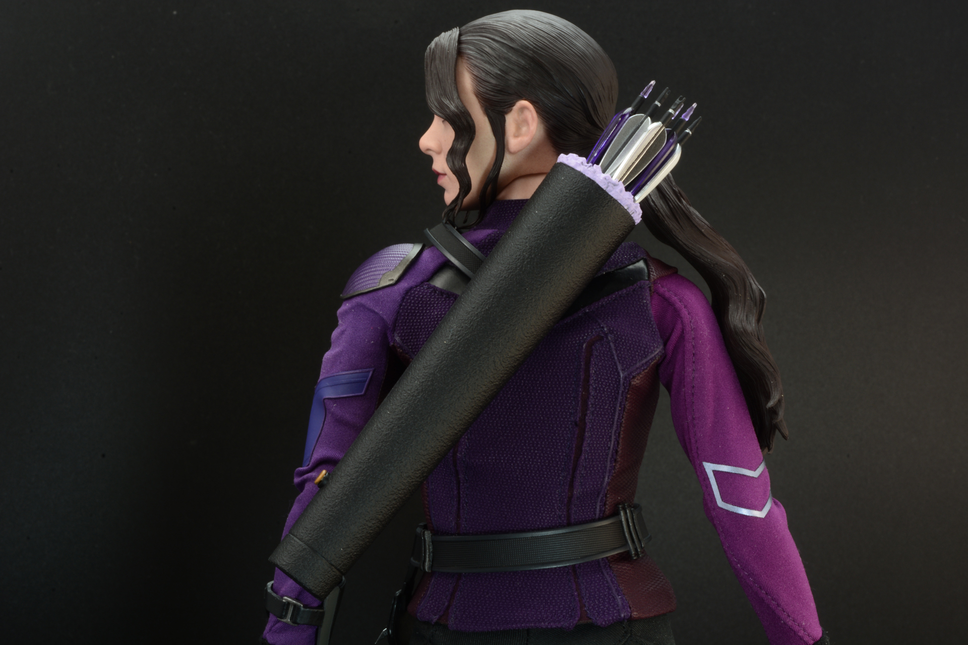 矢筒は着脱式だ。きちんとシャフトを収納できる