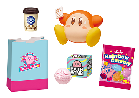 星のカービィ リーメント プププマーケット　任天堂 新品未開封 コンプリート 星のカービィ」よりカービィ達が楽しく買い物するミニチュア