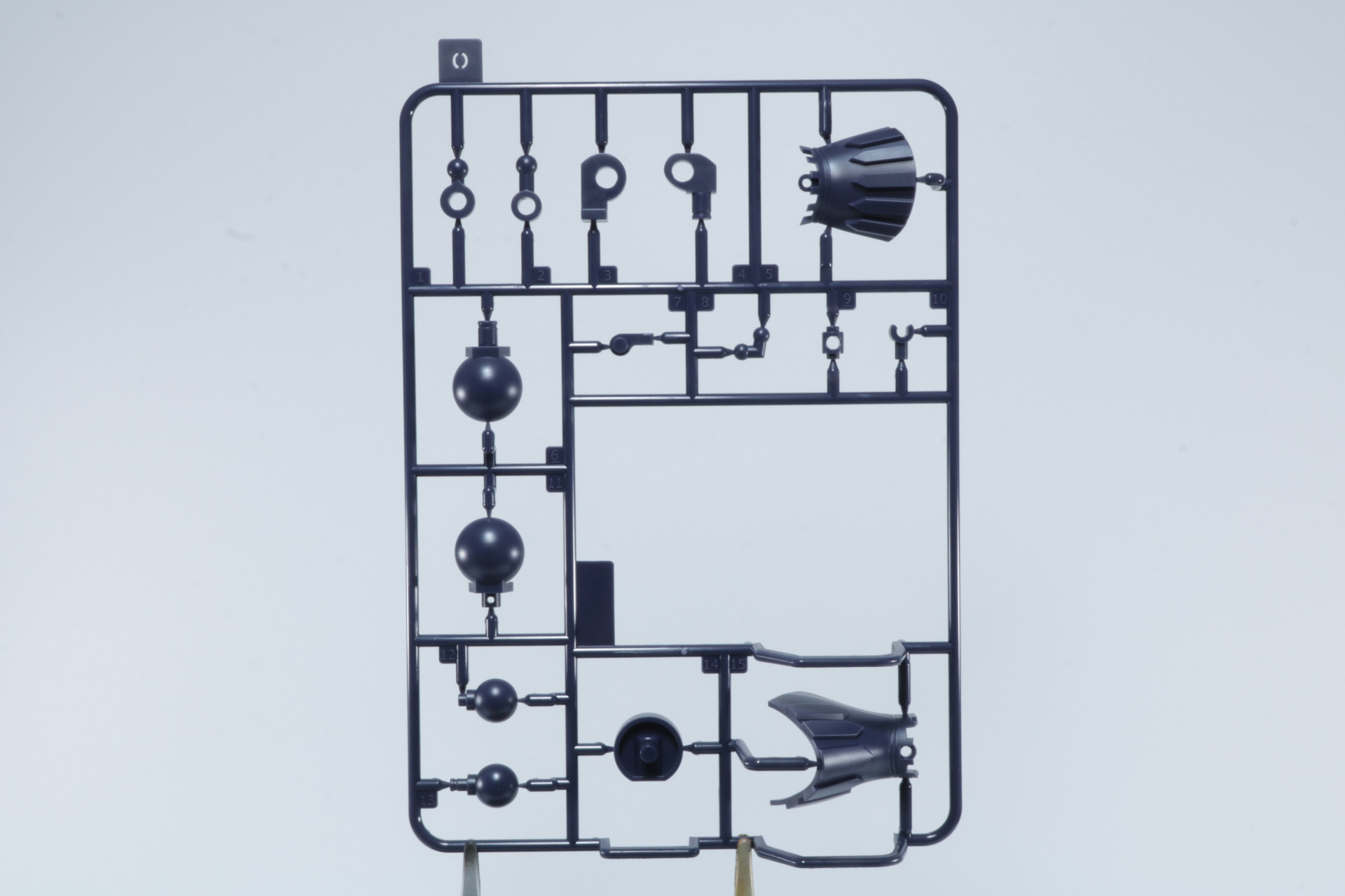 塗装済みのフェイスパーツ