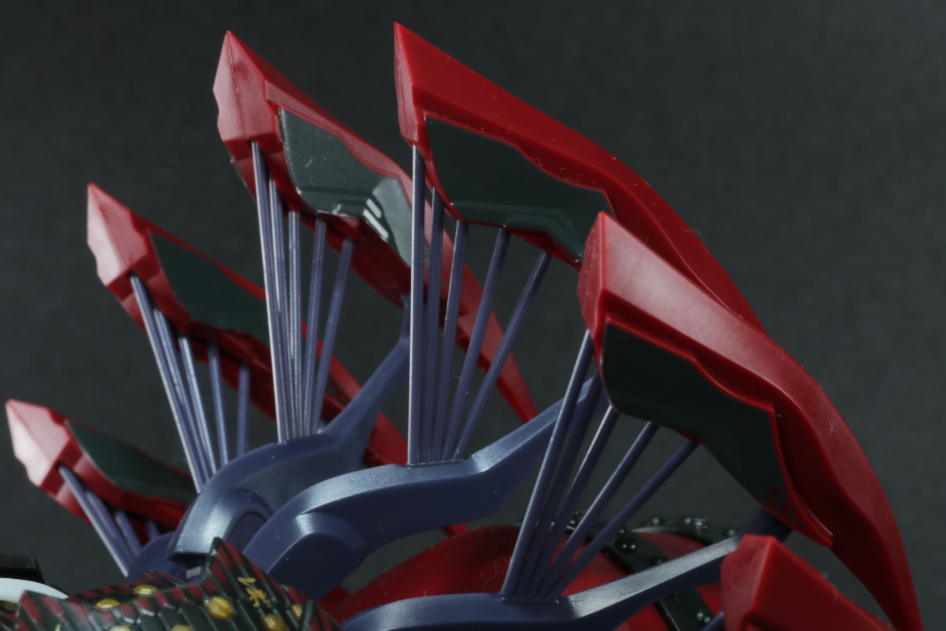 装飾部分も水転写デカールで色分け