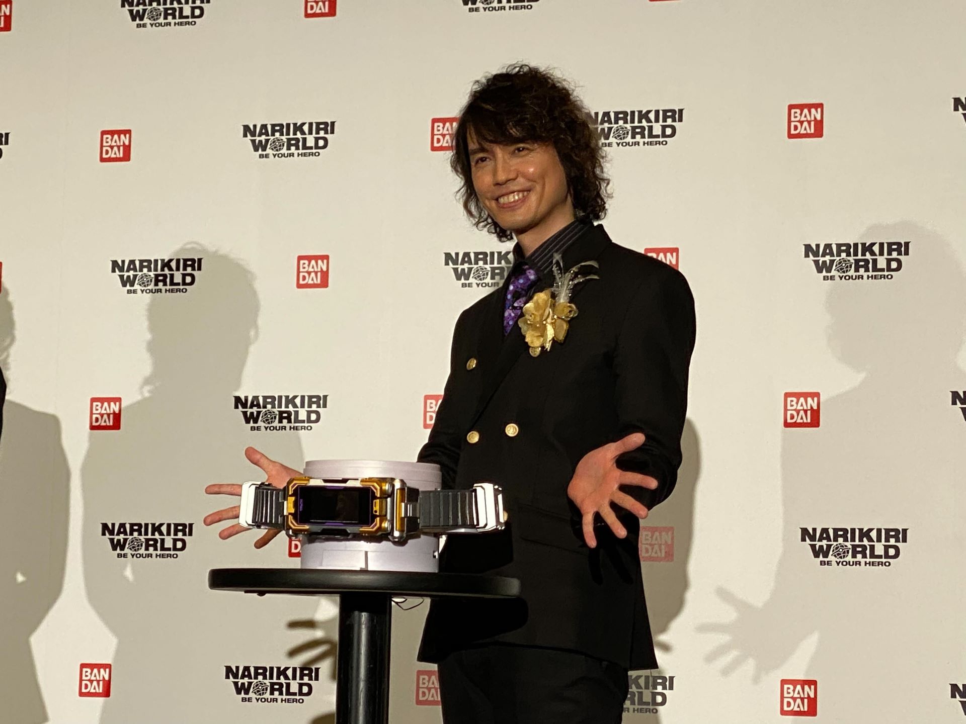 仮面ライダーカイザ役の村上幸平さん