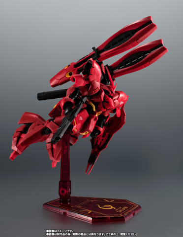 ROBOT魂 MSN-04FF サザビー ダブル・ホーン・ファンネル装備 ガンダム」フィギュア「ROBOT魂 MSN-04FF サザビー ダブル・ホーン