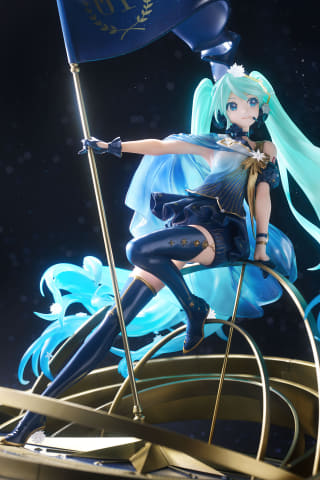 初音ミク」生誕15周年特別企画で「STAR」をテーマにした衣装の