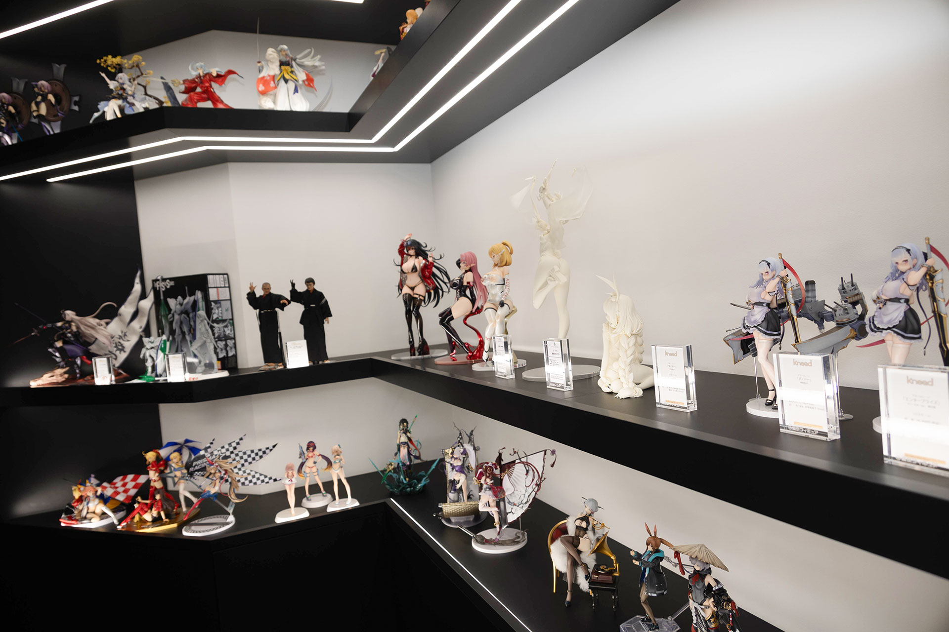 店舗のスペースと反比例して、中にはギッシリとフィギュアが飾られている