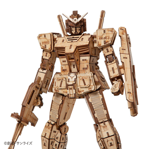 ガンダムがクラフトパズルに！「Bamboo Art wa-gu-mi RX-78-2 ガンダム