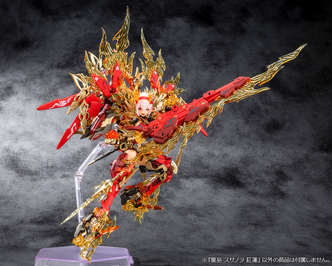 メガミデバイス　スサノヲ　紅蓮　6月末までの出品 ギャル味溢れるメガミ！『メガミデバイス』皇巫 スサノヲ 紅蓮が