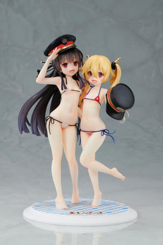ハチロク&オリヴィ まいてつ Last Run!! フィギュア 開封品 まいてつ Last Run !!」より“ハチロク”と“オリヴィ”のビキニ姿