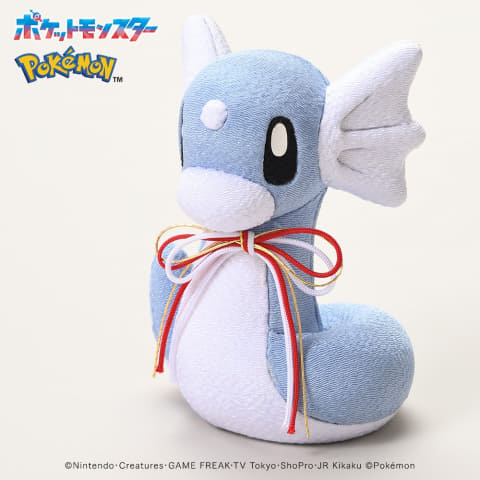 ポケモン」のミニリュウを伝統工芸「江戸木目込人形」で立体化