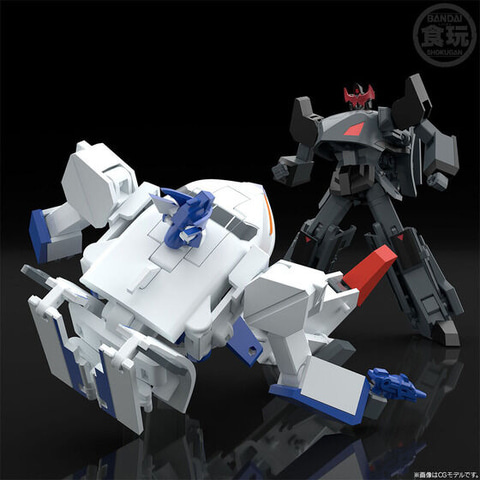 SMP 勇者特急マイトガイン ガイン＆ブラックガイン プレミアムバンダイ限定 SMP [SHOKUGAN MODELING PROJECT] 勇者特急マイトガイン ガイン
