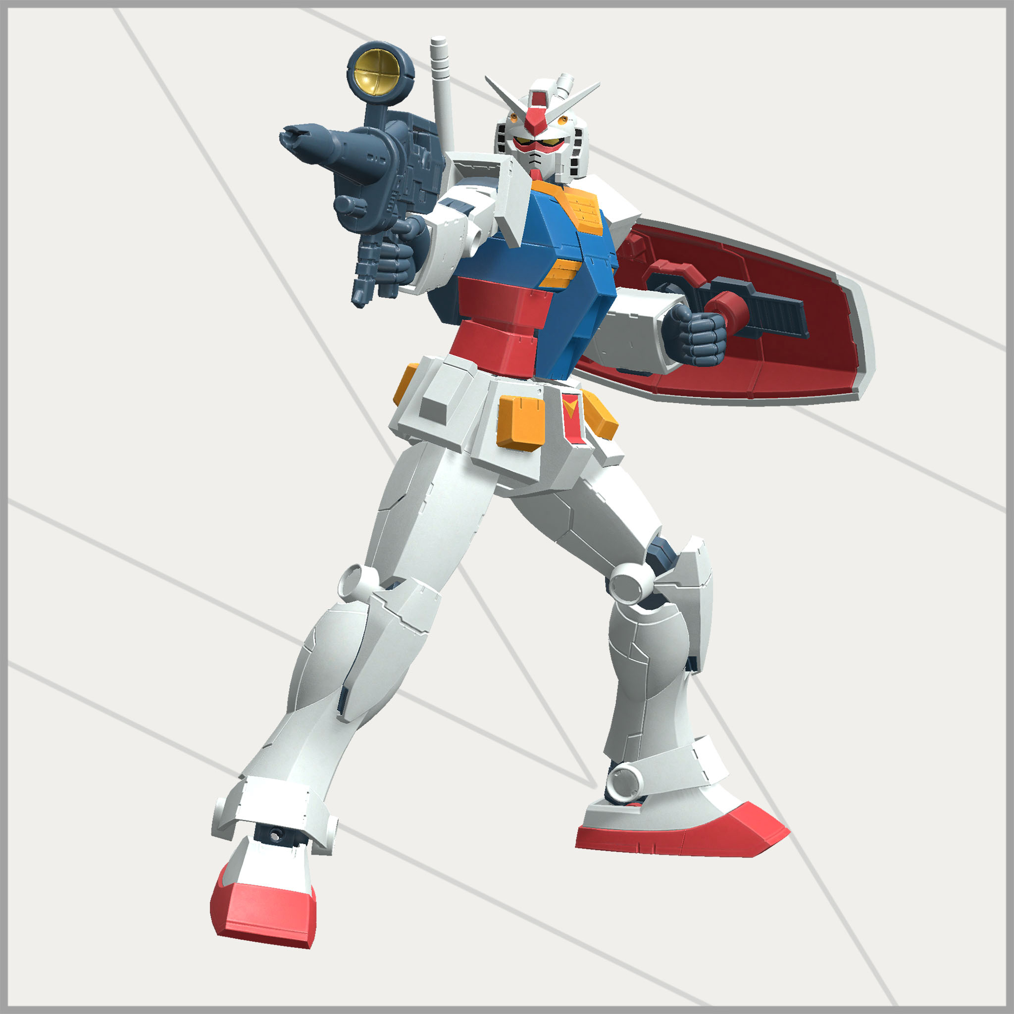 データのベースは「TAMASHII NATIONS」のフィギュアなので、クオリティも高い