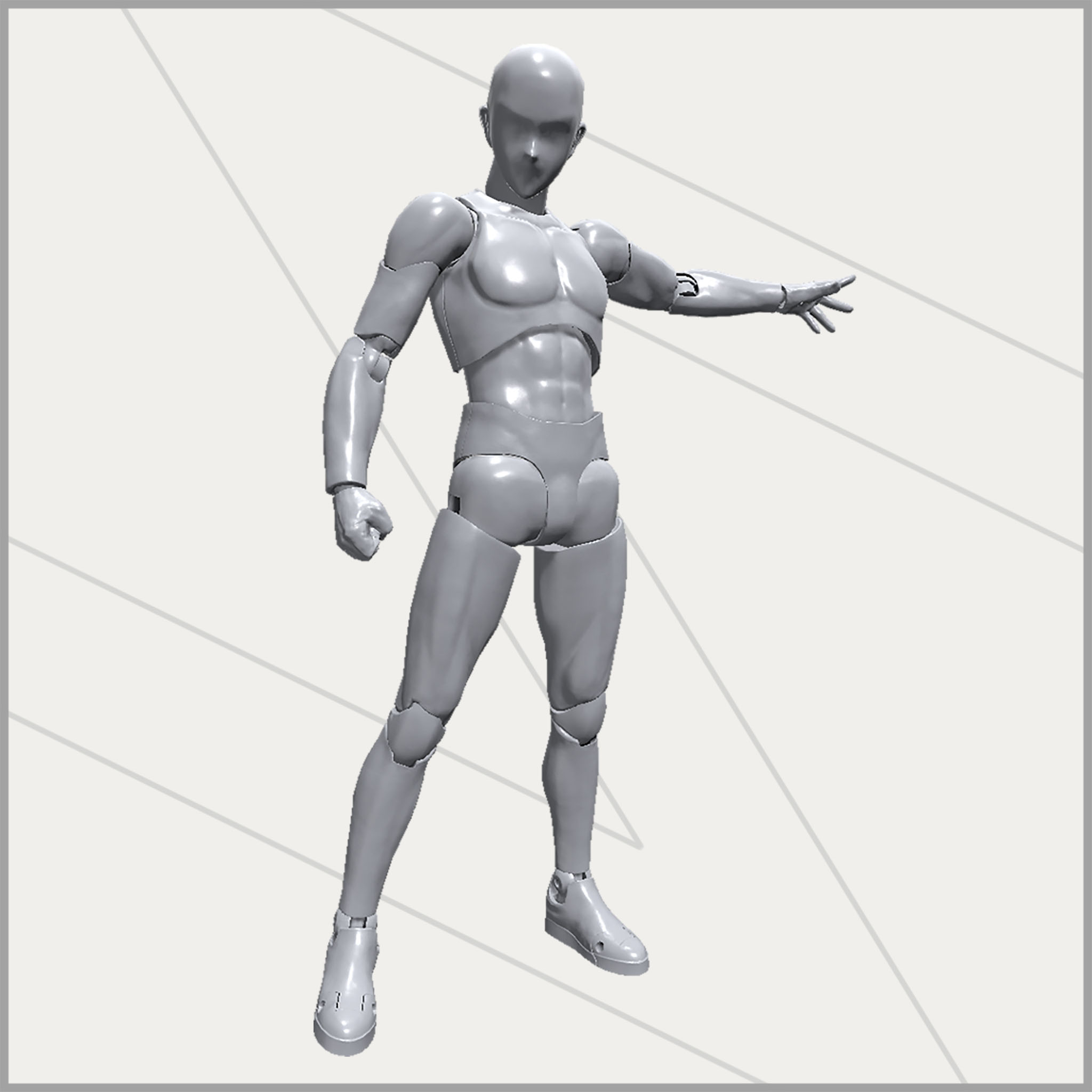 データのベースは「TAMASHII NATIONS」のフィギュアなので、クオリティも高い