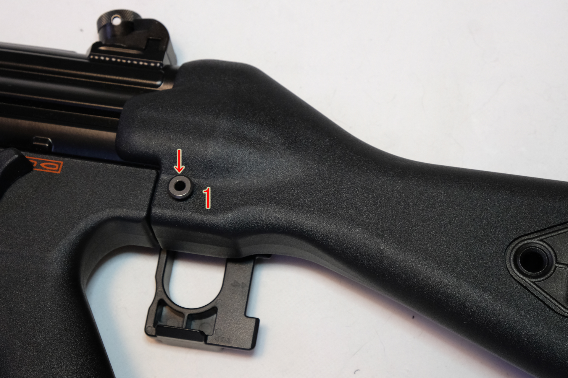 ストックロックピンを浮かせる