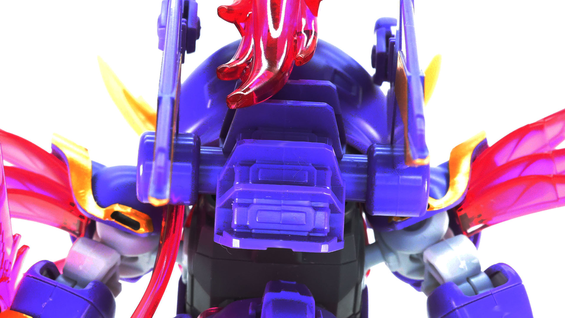 バックパックの多段ノズルもモールドされています