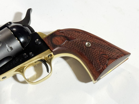 ナイフ リボルバー型 銃 西部劇 ..ケース付き アメリカアンティーク