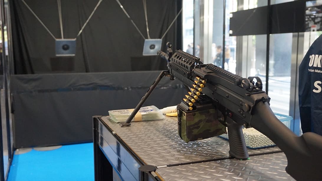 射撃体験コーナー