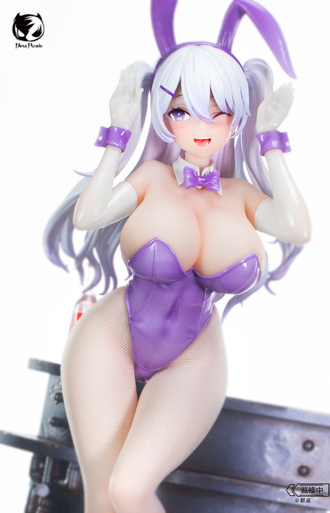 朝凪氏によるオリキャラ「凛」と「シア」のバニーフィギュアが 