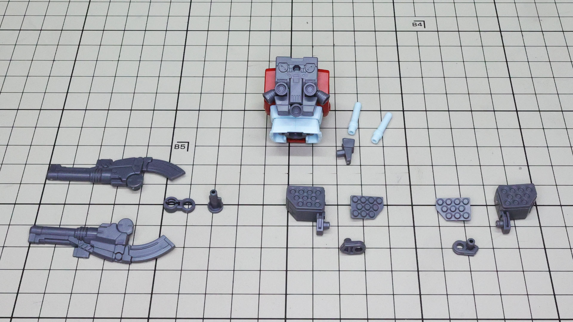 ここで装備の一部を組みます