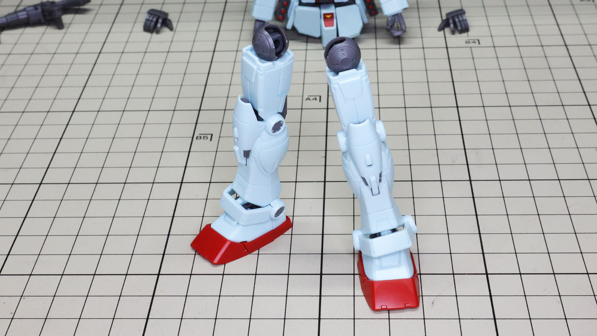 いいバランスとラインの脚部が完成！