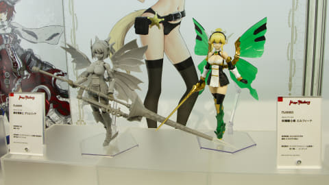 PLAMAX」の美少女プラモデルが多数展示！ 「ギルプリ」よりルイーザの
