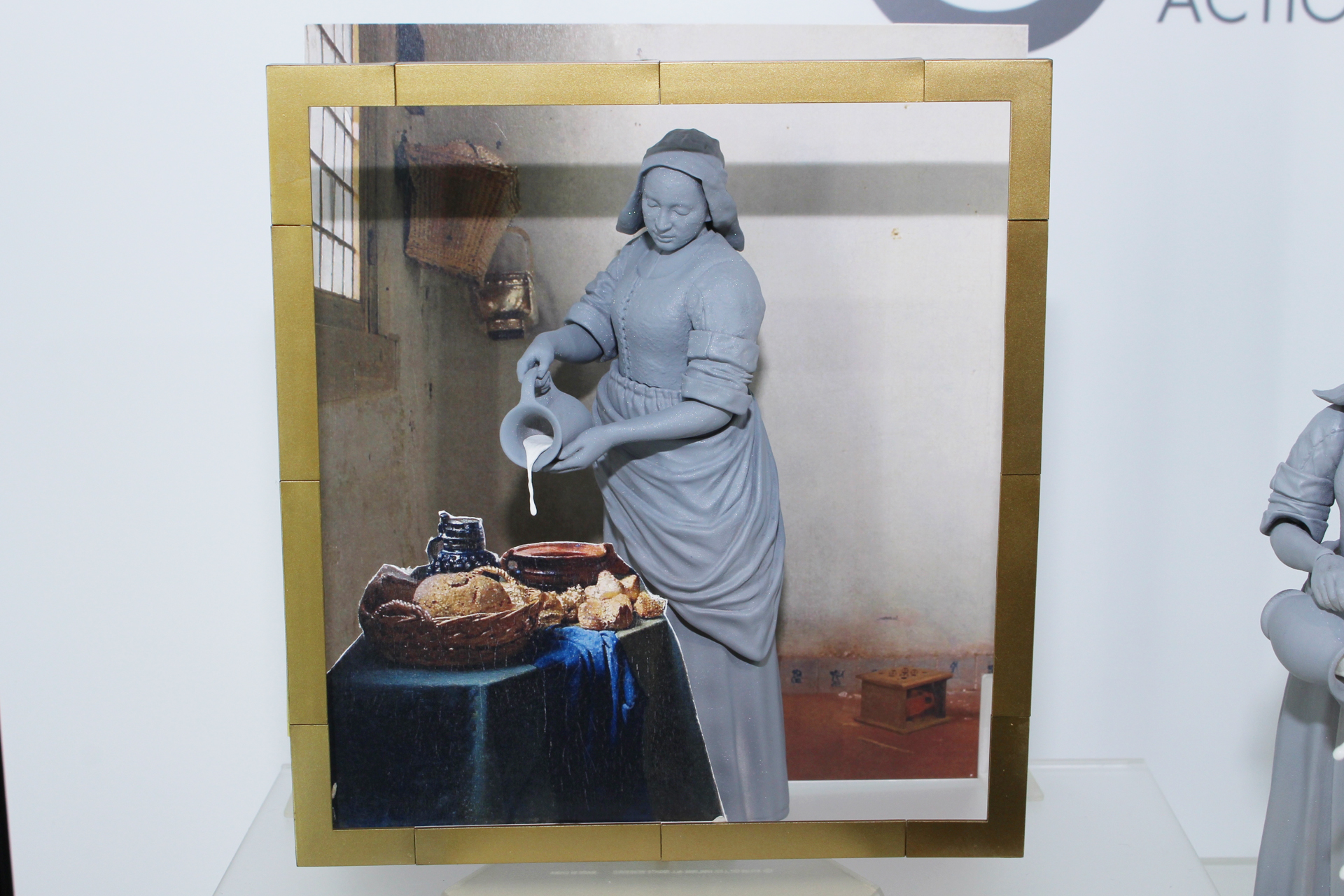 背景や額縁があると、絵画そのものだ