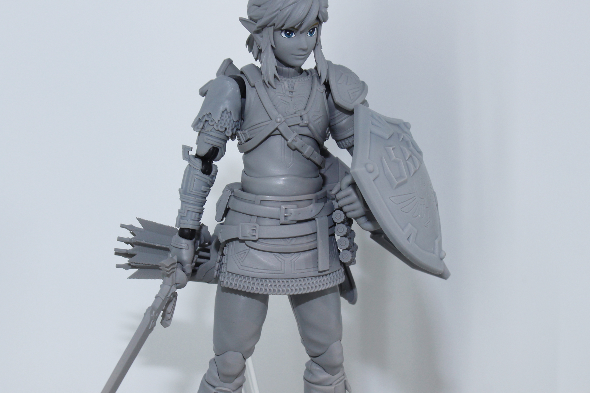 「figma リンク ティアーズ オブ ザ キングダムver.」。原型制作は越沼真司氏。特殊能力を発揮する右腕のディテールにも注目だ