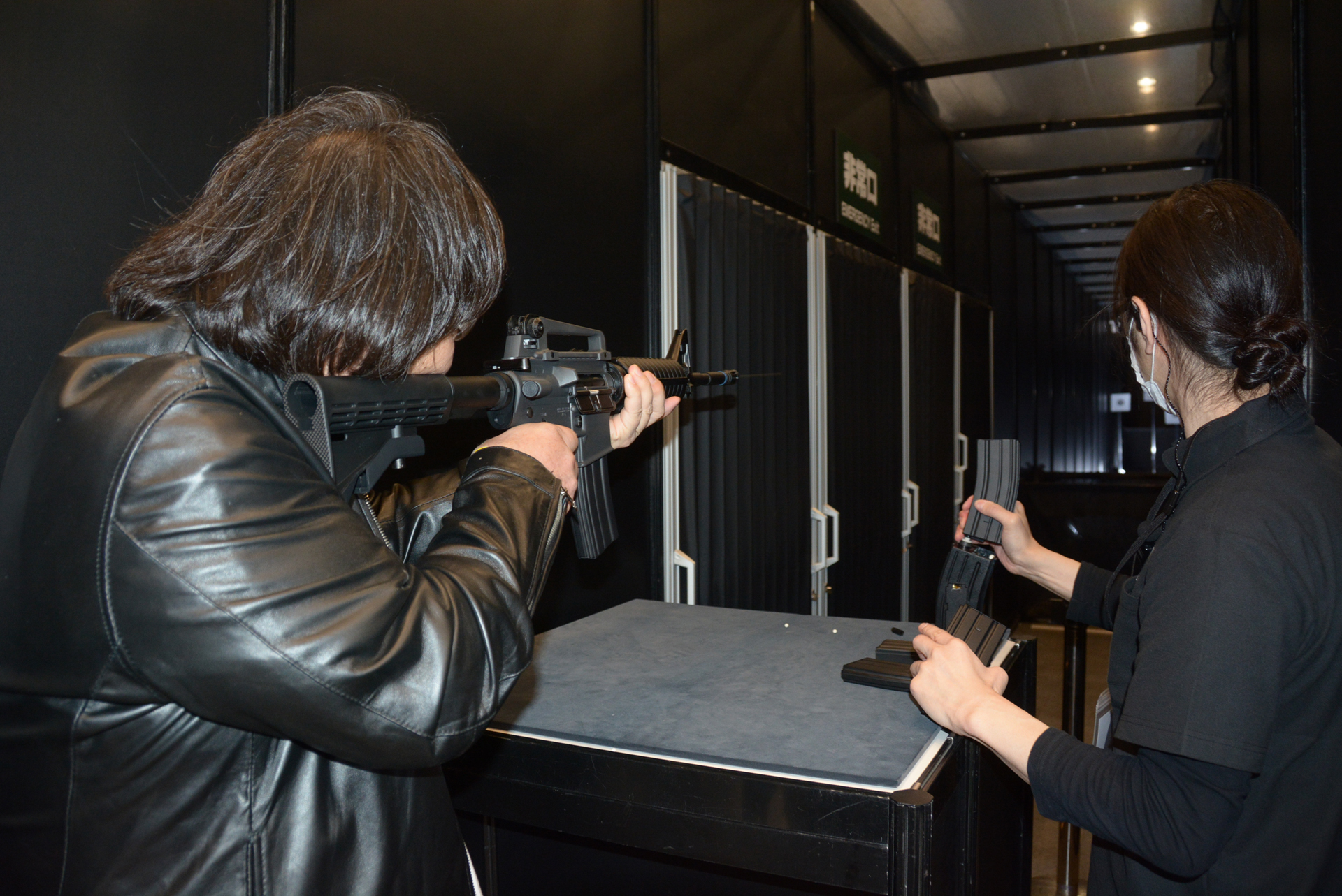 専用のシューティングレンジも