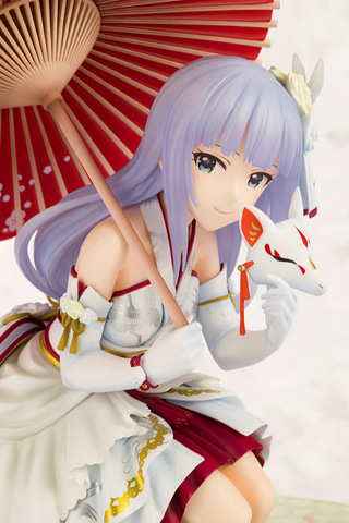 ミリシタ」よりフィギュア「白石 紬-セレブレイト・ミヤビ-」が予約