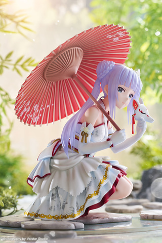 ミリシタ」よりフィギュア「白石 紬-セレブレイト・ミヤビ-」が予約