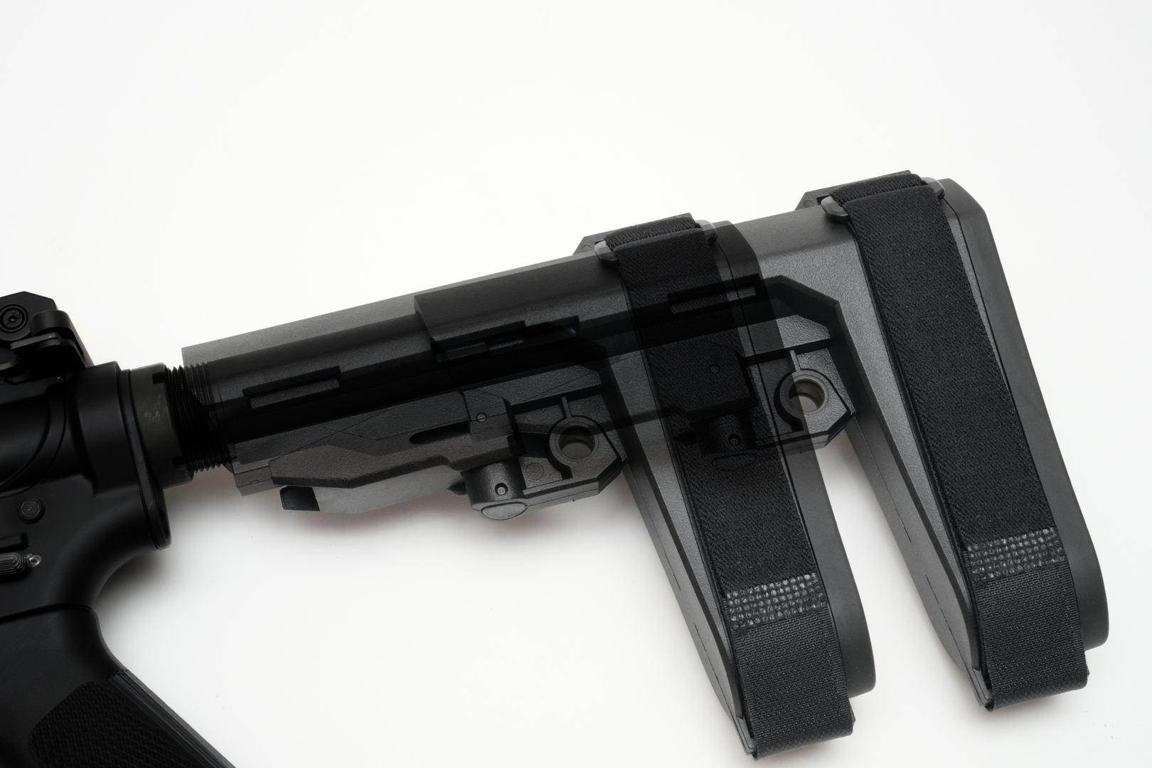 ストックの長さは5段階で調整できる