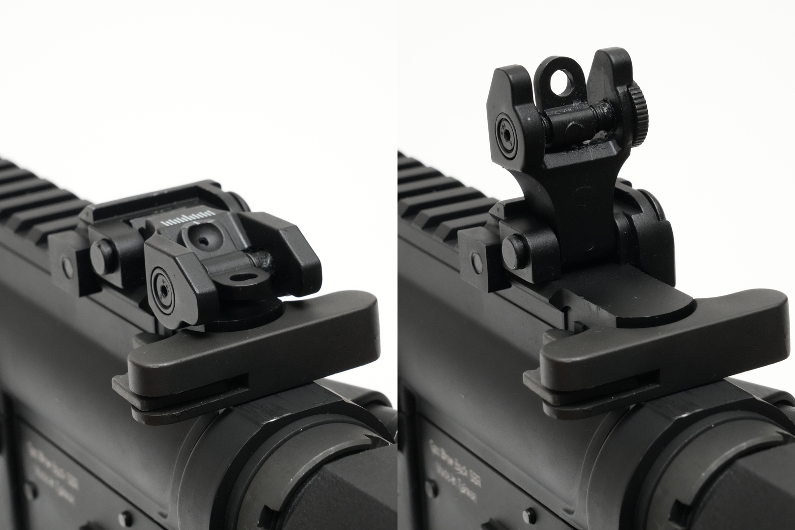 リアサイトは左右の位置を調整できる