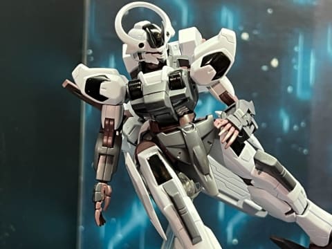 ROBOT魂　水星の魔女　まとめ売り ガンダム 水星の魔女」終盤の機体が「ROBOT魂」シリーズで多数展示