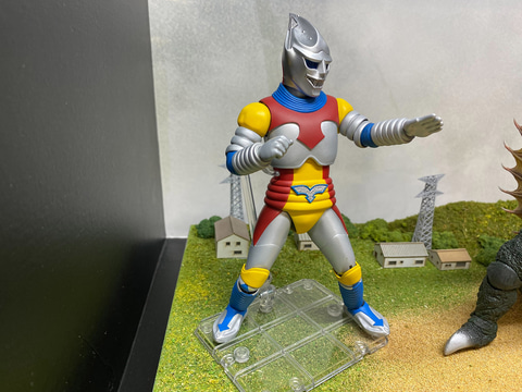 ジェットジャガー 1993 日本製 特撮キャラクター フィギュア ゴジラ バンダイ 東宝怪獣シリーズ ジェットジャガー ゴジラモンスター