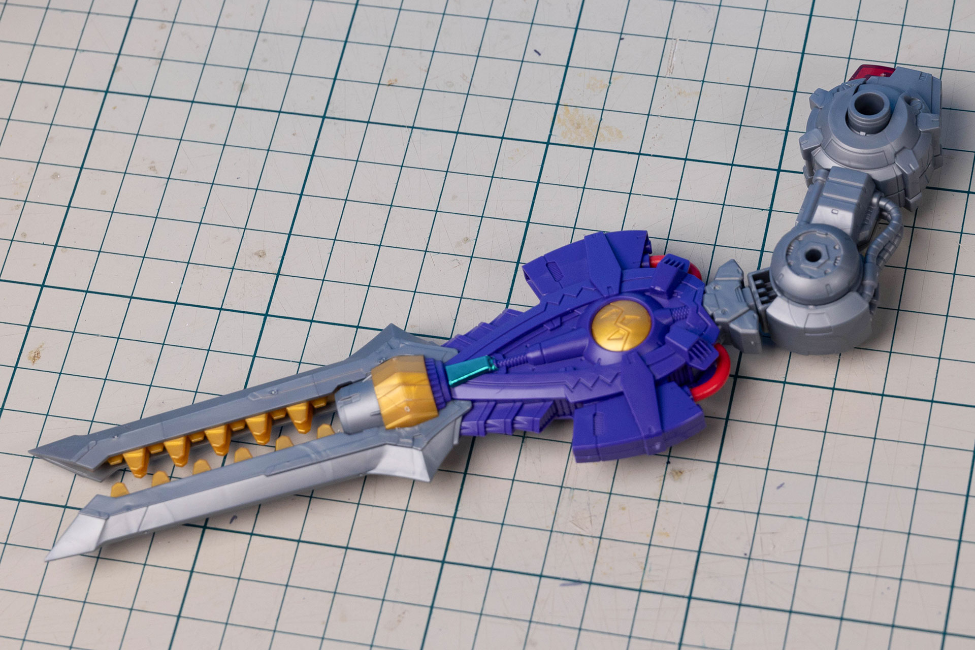 右腕の代わりに取り付けることができるアルタラウスモードが完成