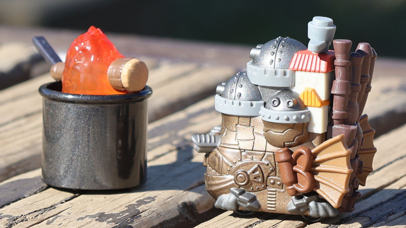 ハウルの城はカルシファーの魔力で動いています