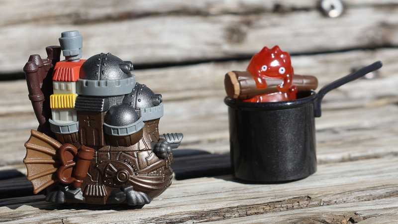 ハウルの城はカルシファーの魔力で動いています